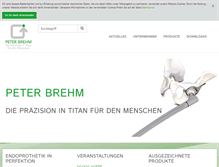 Tablet Screenshot of peter-brehm.de